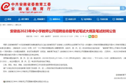 安徽教师招聘考试网,报名流程、内容解析与备考指南”